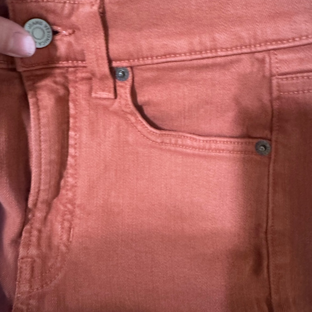 Veronica Beard Jeans in Burgundy - Picture 10 of 10